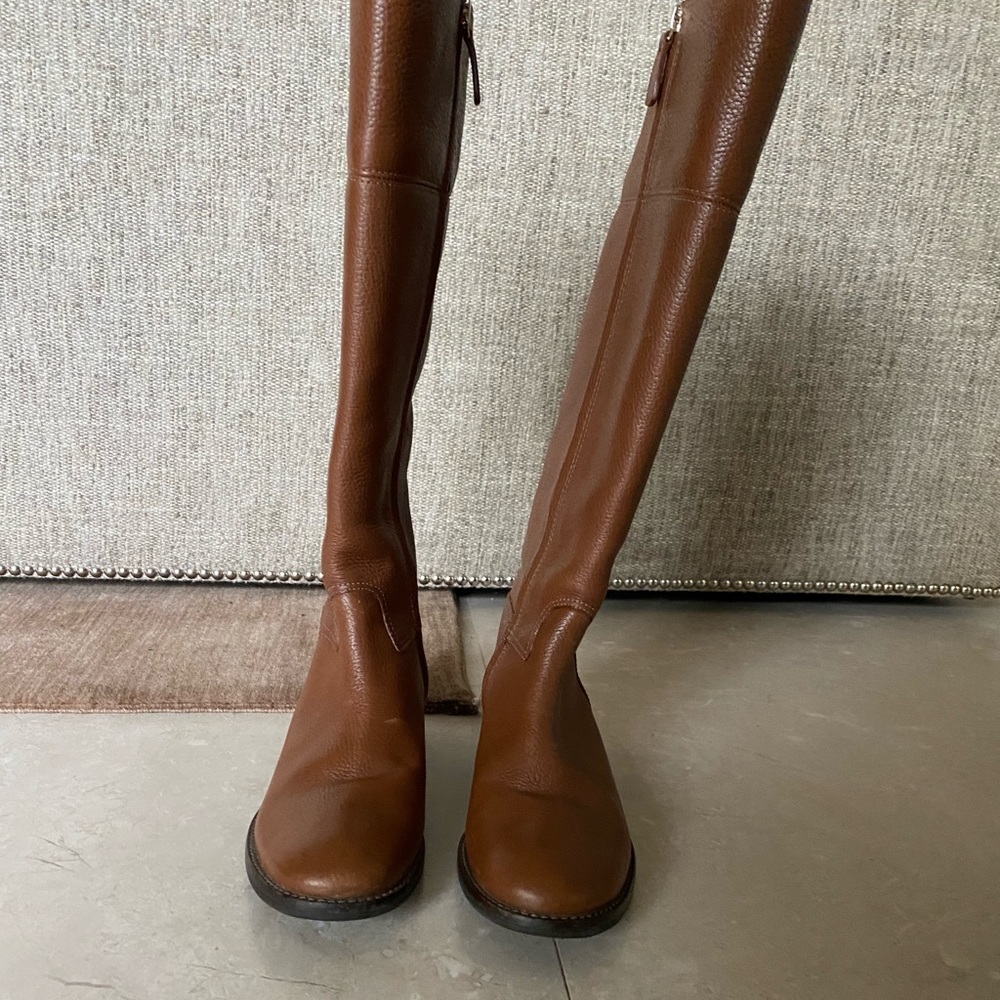 Brown Tory Burch boots